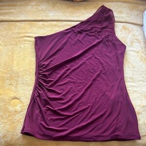 White House Black Market - One shoulder top, size medium